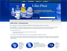 Tablet Screenshot of eng.libo-plast.com